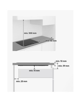 Pliidiplaat samsung, 4 x induktsioon, extended flex zone plus, 60 cm, must, faasitud/lõigatud servadega-foto6