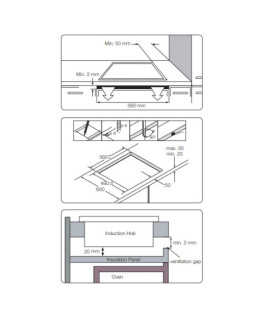 Pliidiplaat samsung, 4 x induktsioon, 60 cm, must, lõigatud servadega-foto4