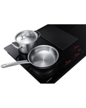 Õhupuhastiga pliidiplaat samsung, 80 cm, flex keeduala, keraamiline, must-foto3