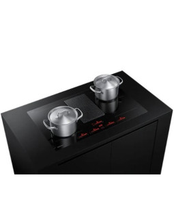 Õhupuhastiga pliidiplaat samsung, 80 cm, flex keeduala, keraamiline, must-foto4