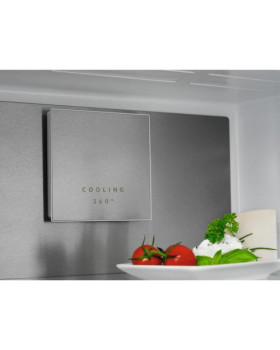 Külmik aeg, 201 cm, 244/94 l, 38 db, puutetundlik, frostfree, must rv teras-foto5