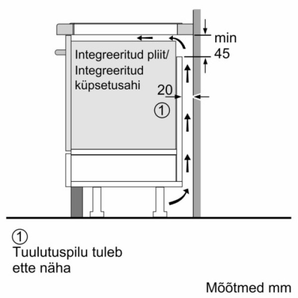 Pliidiplaat bosch, 4 x induktsioon, 60 cm, must Kodumasinad