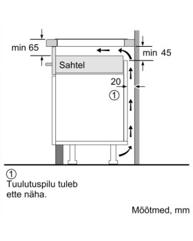 Pliidiplaat bosch, 4 x induktsioon, 60 cm, must-foto4