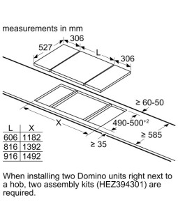 Pliidiplaat bosch, 1 x wok gaas, domino, 30 cm, must, rv raam ja faasitud serv-foto6