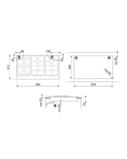 Pliidiplaat smeg classic, 5 x gaas, 90 cm, rv teras-foto3