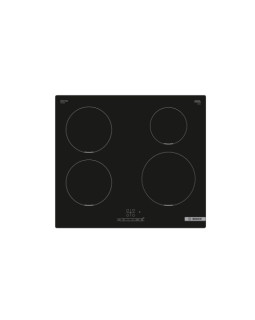 Pliidiplaat bosch, 4 x induktsioon, 60 cm, must, lõigatud serv