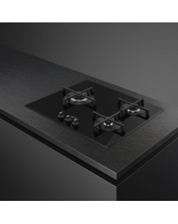 Pliidiplaat smeg linea, 3 x gaas, 60 cm, must, faasitud serv-foto3