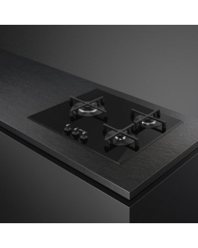 Pliidiplaat smeg linea, 3 x gaas, 60 cm, must, faasitud serv-foto3