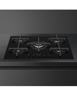 Pliidiplaat smeg selezione, 5 x gaas, 72 cm, must-foto4