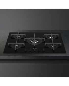 Pliidiplaat smeg selezione, 5 x gaas, 72 cm, must-foto4