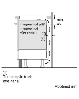 Pliidiplaat bosch, 4 x induktsioon, 60 cm, lõigatud, must-foto4