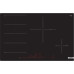Pliidiplaat bosch, 4 x induktsioon, 80 cm, must, lõigatud serv