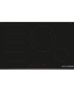 Pliidiplaat bosch, 4 x induktsioon, 80 cm, must, faasitud esiserv