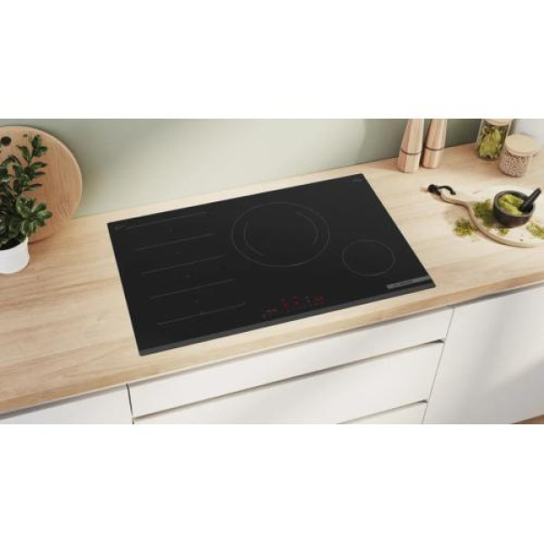 Pliidiplaat bosch, 4 x induktsioon, 80 cm, must, faasitud esiserv