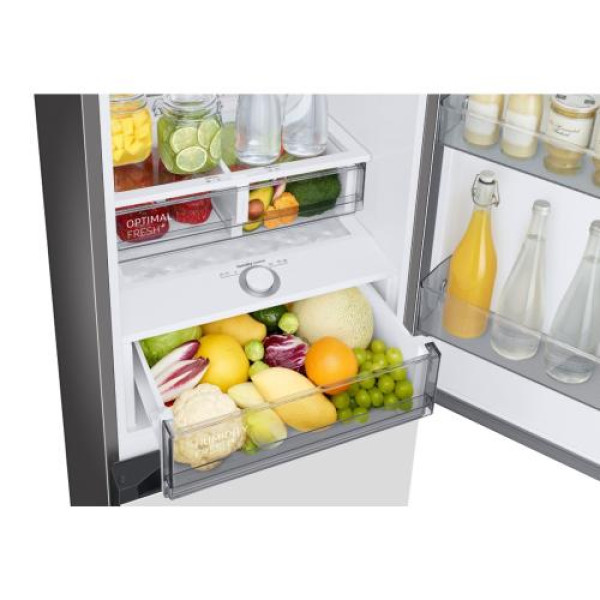 Külmik samsung, 185 cm, 230/114 l, 35 db, ai-energiareziim, elektrooniline juhtimine, nofrost, valge