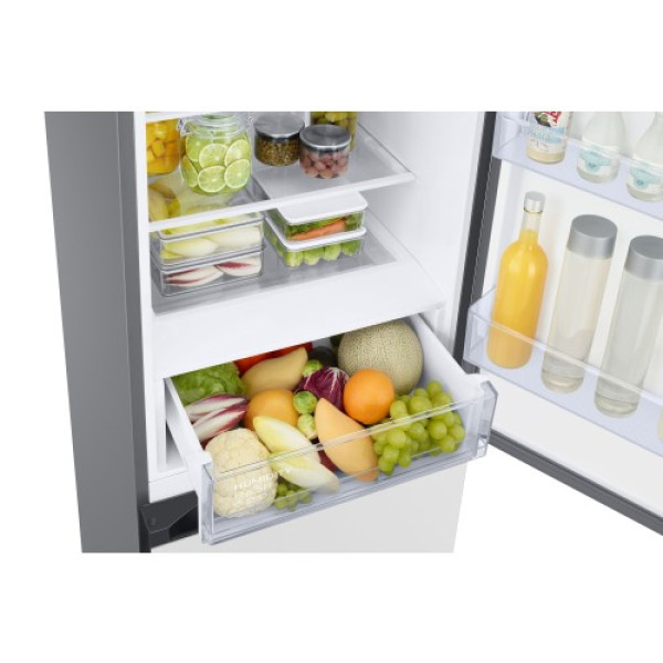 Külmik samsung, 203 cm, 276/114 l, 35 db, elektrooniline juhtimine, nofrost, clean white