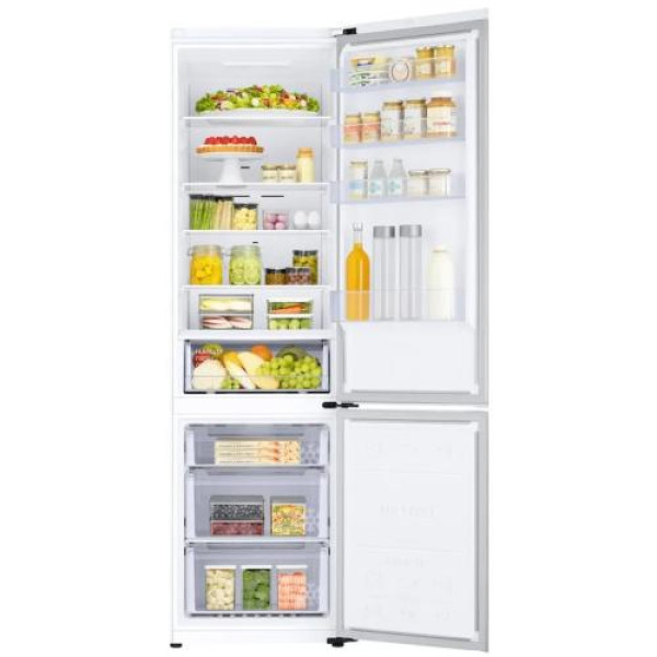 Külmik samsung, 203 cm, 276/114 l, 35 db, elektrooniline juhtimine, nofrost, valge