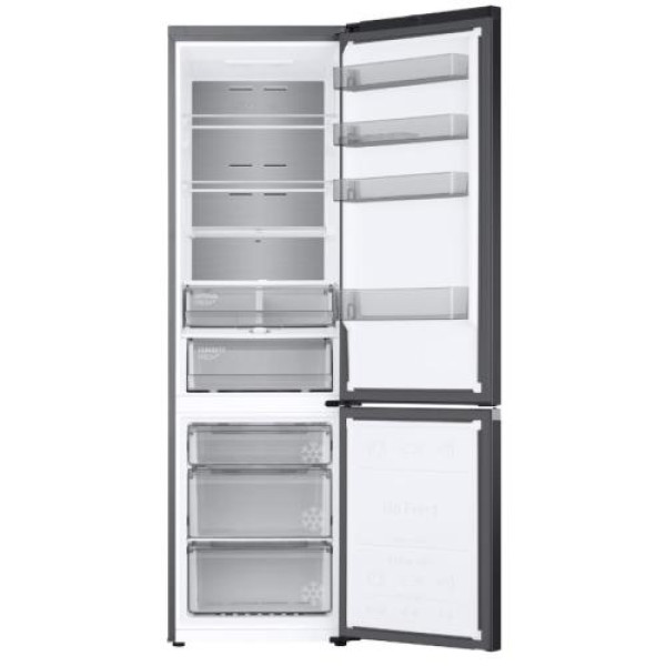 Külmik samsung, 203 cm, 276/114 l, 35 db, puutetundlik juhtimine, nofrost, must