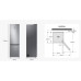 Külmik samsung, 203 cm, 276/114 l, 35 db, puutetundlik juhtimine, nofrost, must
