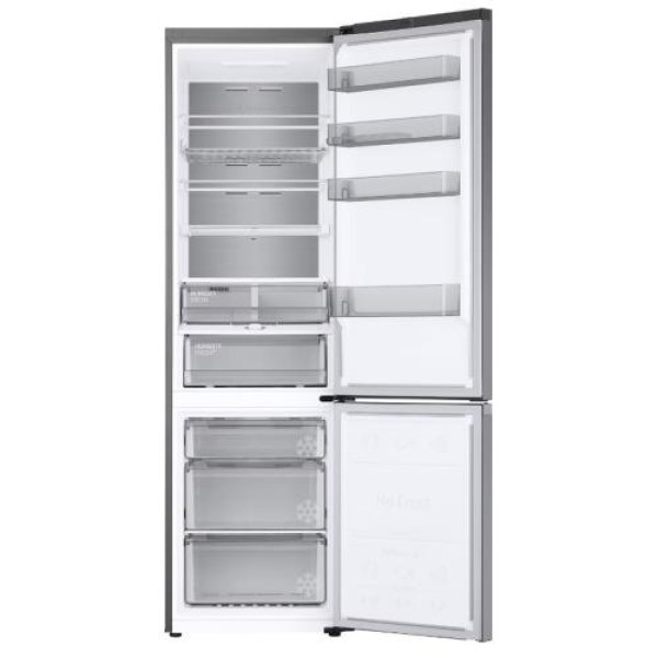 Külmik samsung, 203 cm, 273/114 l, 29 db, no frost elektrooniline juhtimine, hõbedane