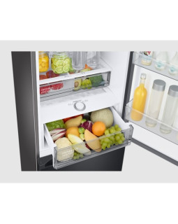 Külmik samsung, 203 cm, 273/114 l, 35 db, elektrooniline juhtimine, nofrost, must matt-foto5