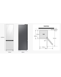 Külmik samsung, 203 cm, 273/114 l, 35 db, elektrooniline juhtimine, wifi, nofrost, must-foto5