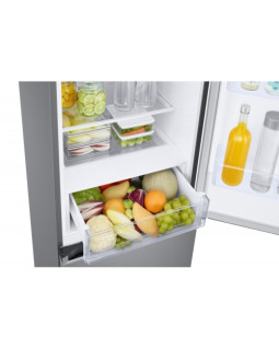 Külmik samsung, 203 cm, 276/114 l, 35 db, puutetundlik juhtimine, nofrost, hõbedane-foto3