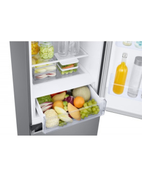 Külmik samsung, 203 cm, 276/114 l, 35 db, puutetundlik juhtimine, nofrost, hõbedane-foto3