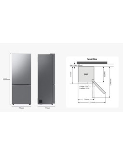 Külmik samsung, 203 cm, 370/168 l, 35 db, elektrooniline juhtimine, nofrost, rv-teras-foto6