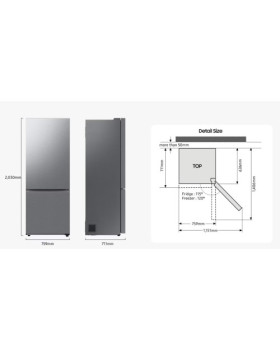 Külmik samsung, 203 cm, 370/168 l, 35 db, elektrooniline juhtimine, nofrost, must-foto6