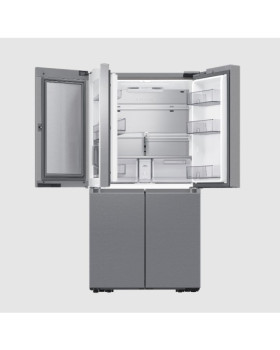 Külmik side-by-side samsung, 183 cm, 396/250 l, 37 db, elektrooniline juhtimine, nofrost, hõbe-foto2