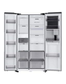 Külmik side-by-side samsung, 178 cm, 403/242 l, 36 db, elektrooniline juhtimine, nofrost, must-foto5