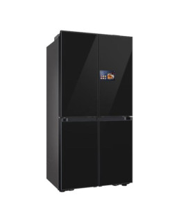 Külmik side-by-side samsung, 186 cm, 399/255 l, 35 db, elektrooniline juhtimine, nofrost, matt must-foto2