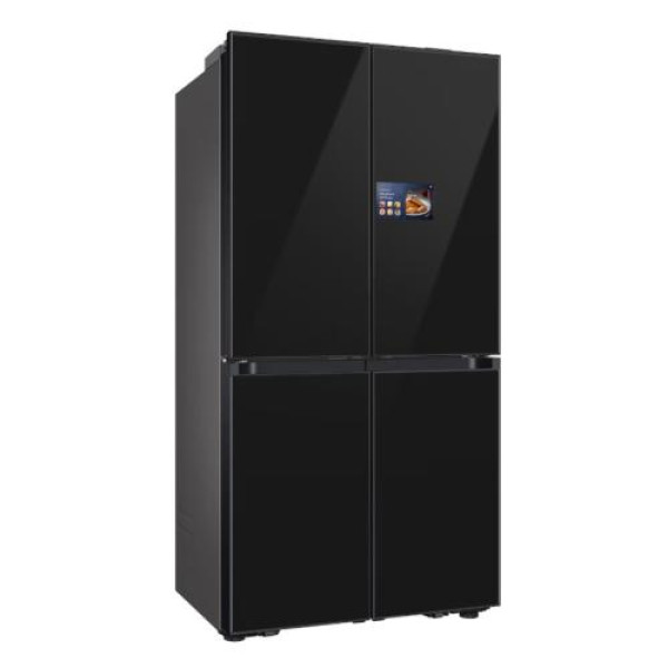 Külmik side-by-side samsung, 186 cm, 399/255 l, 35 db, elektrooniline juhtimine, nofrost, matt must