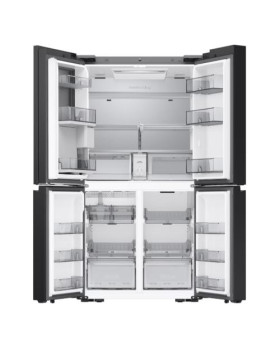 Külmik side-by-side samsung, 186 cm, 399/255 l, 35 db, elektrooniline juhtimine, nofrost, matt must-foto3