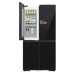 Külmik side-by-side samsung, 186 cm, 399/255 l, 35 db, elektrooniline juhtimine, nofrost, matt must
