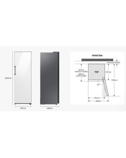 Jahekapp samsung, 186 cm, 387 l, 39 db, elektrooniline juhtimine, must-foto5