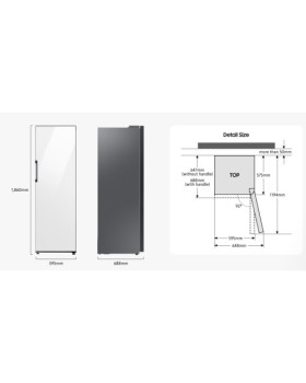 Jahekapp samsung, 186 cm, 387 l, 39 db, elektrooniline juhtimine, must-foto5