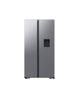 Külmik side-by-side samsung, 178 cm, 370/208 l, 37 db, elektrooniline juhtimine, nofrost, hõbedane