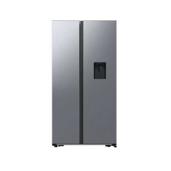 Külmik side-by-side samsung, 178 cm, 370/208 l, 37 db, elektrooniline juhtimine, nofrost, hõbedane