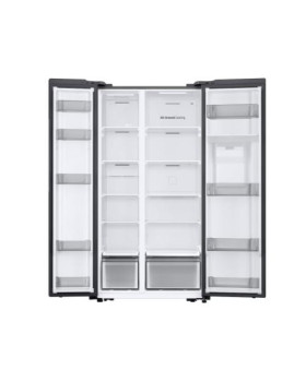 Külmik side-by-side samsung, 178 cm, 370/208 l, 37 db, elektrooniline juhtimine, nofrost, hõbedane-foto2