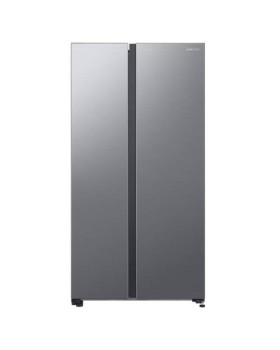Külmik side-by-side samsung, 178 cm, 418/237 l, 37 db, elektrooniline juhtimine, nofrost, hõbedane