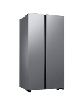Külmik side-by-side samsung, 178 cm, 418/237 l, 37 db, elektrooniline juhtimine, nofrost, hõbedane-foto2
