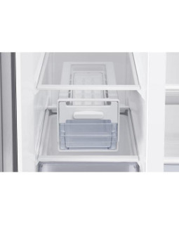 Külmik side-by-side samsung, 178 cm, 418/237 l, 37 db, elektrooniline juhtimine, nofrost, hõbedane-foto6