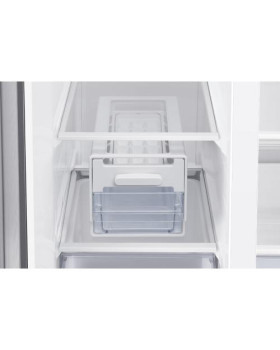 Külmik side-by-side samsung, 178 cm, 418/237 l, 37 db, elektrooniline juhtimine, nofrost, hõbedane-foto6