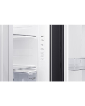 Külmik side-by-side samsung, 178 cm, 417/218 l, 37 db, elektrooniline juhtimine, nofrost, must-foto6