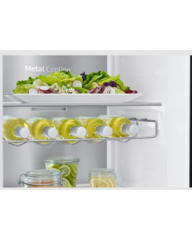 Külmik side-by-side samsung, 178 cm, 417/218 l, 37 db, elektrooniline juhtimine, nofrost, hõbedane-foto5