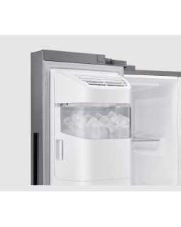 Külmik side-by-side samsung, 178 cm, 417/218 l, 37 db, elektrooniline juhtimine, nofrost, hõbedane-foto6