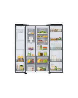 Külmik side-by-side samsung rs6ha8891b1, 178 cm, 389/225 l, 36 db, elektrooniline juhtimine, nofrost, matt must-foto3