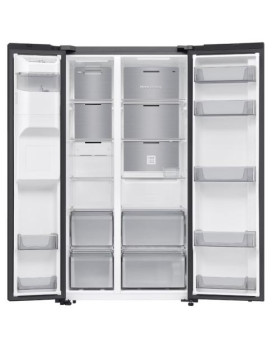 Külmik side-by-side samsung, 178 cm, 417/218 l, 36 db, elektrooniline juhtimine, nofrost, must-foto3